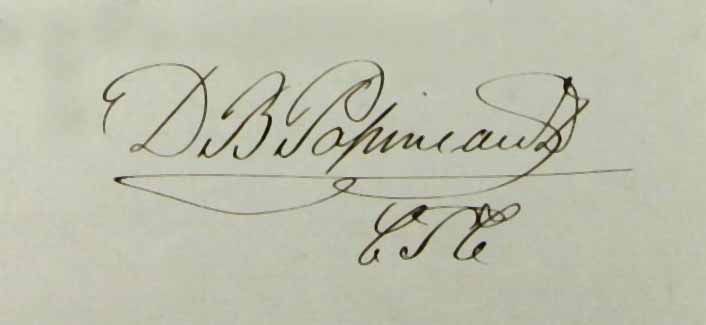 Signature de Denis-Benjamin Papineau